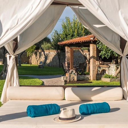 Villa Maxim With Private Pool & Tennis Court Halikounas Exterior photo