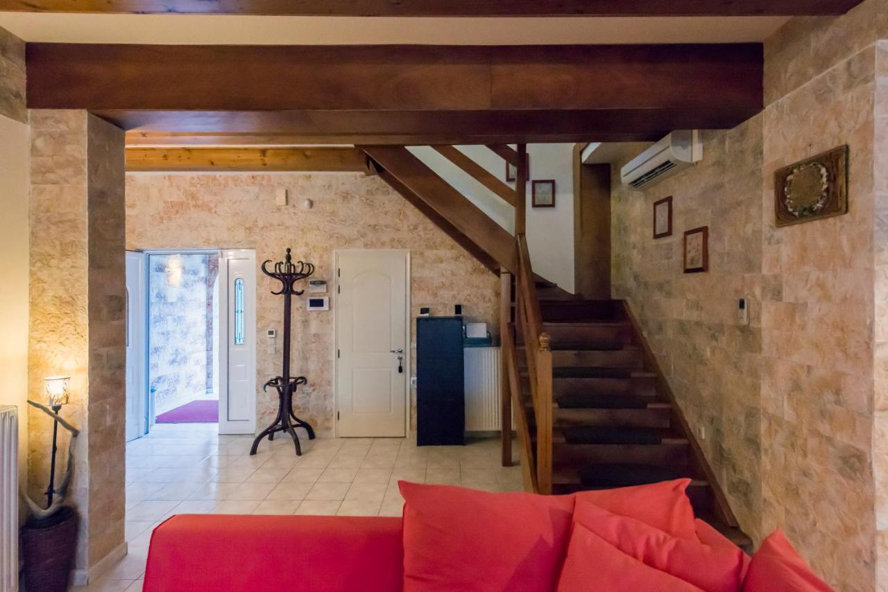 Villa Maxim With Private Pool & Tennis Court Halikounas Exterior photo