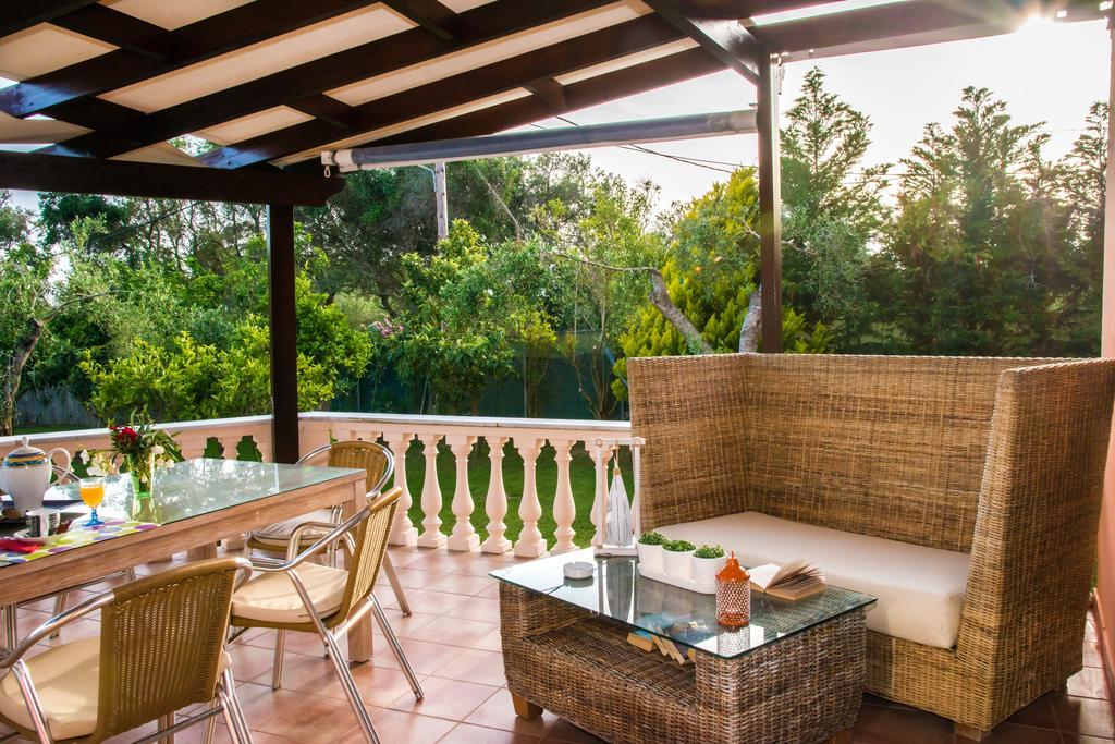 Villa Maxim With Private Pool & Tennis Court Halikounas Exterior photo